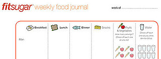 FitSugar's Printable Food Journal FitSugar's Printable Food Journal