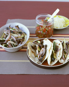 Easy Roasted Mushroom and Zucchini Taco Recipe Easy Roasted Mushroom and Zucchini Taco Recipe