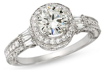 Tradition of wedding and engagement rings