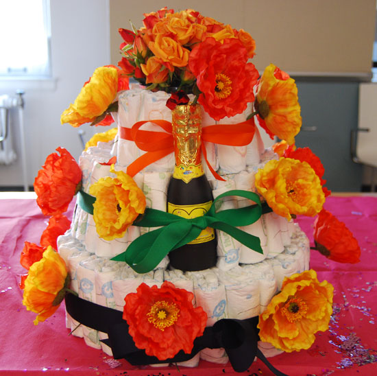 Cook Up a Diaper Cake Cook Up a Diaper Cake
