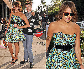 Peaches Geldof at Millions of Milkshades Wearing a Leopard Betsey Johnson Dress Peaches Geldof at Millions of Milkshades Wearing a Leopard Betsey Johnson Dress