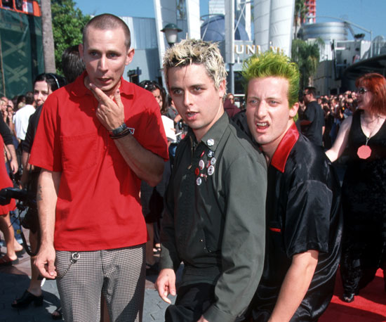 Green-Day-brought-punk-style-red-carpet-