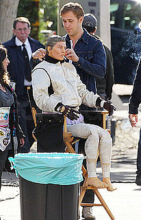 Pictures of Ryan Gosling Goofing Around With His Drive Dummy Pictures of Ryan Gosling Goofing Around With His Drive Dummy