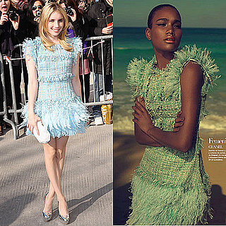 Emma Roberts Wears Chanel to Chanel Fall 2011 Show Emma Roberts Wears Chanel to Chanel Fall 2011 Show