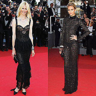 Claudia Schiffer and Anja Rubik at the 2011 Cannes Film Festival Claudia Schiffer and Anja Rubik at the 2011 Cannes Film Festival
