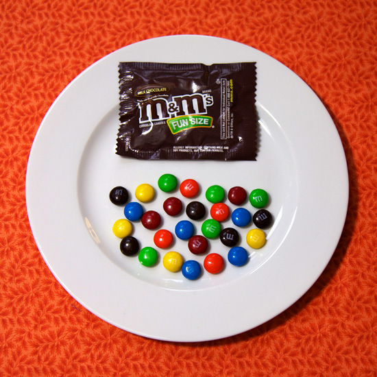 M&M's Snickers, Reese's, or M&Ms! Find Out What 100 Calories Really