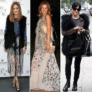 Olivia Palermo, Selma Blair Wearing Fur Vests Olivia Palermo, Selma Blair Wearing Fur Vests