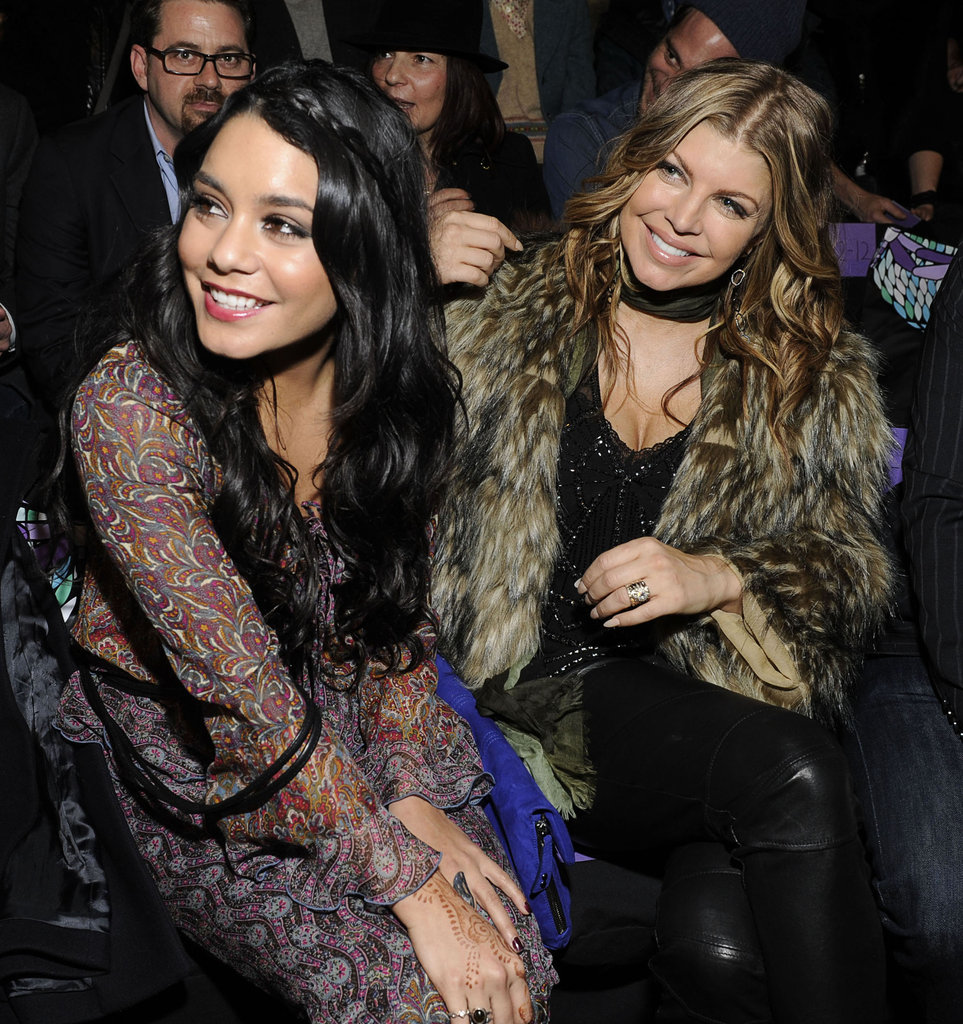 Vanessa Hudgens and Fergie sat front row for Anna Sui in February 2011.
Vanessa Hudgens and Fergie sat front row for Anna Sui in February 2011.