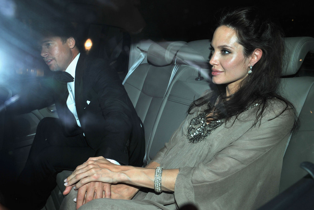 Brad Pitt and Angelina Jolie arrived holding hands at the 2008 Cannes Film Festival screening of Changeling.
Brad Pitt and Angelina Jolie arrived holding hands at the 2008 Cannes Film Festival screening of Changeling.