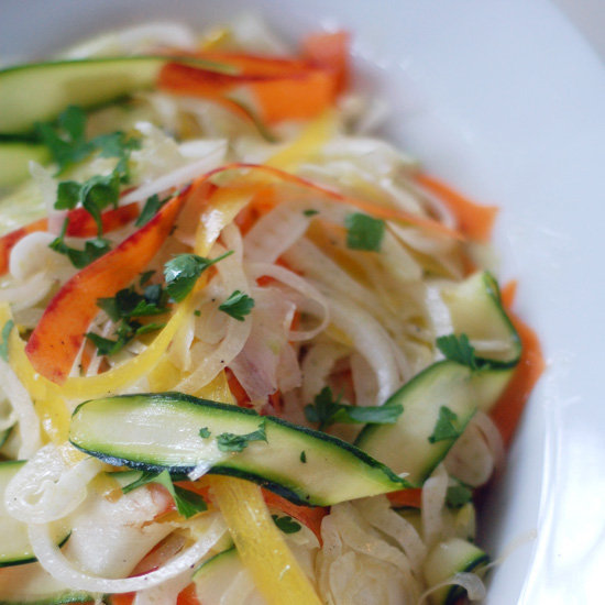 Ribboned Vegetable Salad Ribboned Vegetable Salad