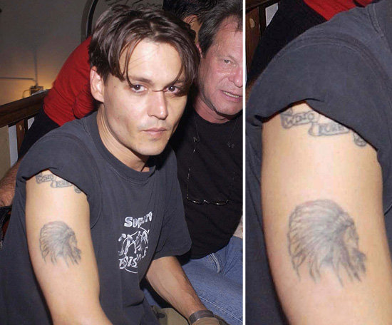 In 1989, Johnny Depp underwent the needle to get "Winona Forever" | 13