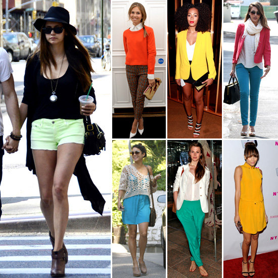Celebrities Wearing Bright Clothing Celebrities Wearing Bright Clothing
