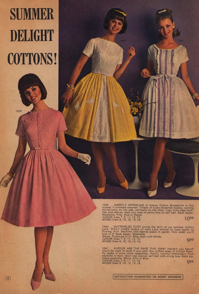 "Ruffles are the rage."
"Ruffles are the rage."