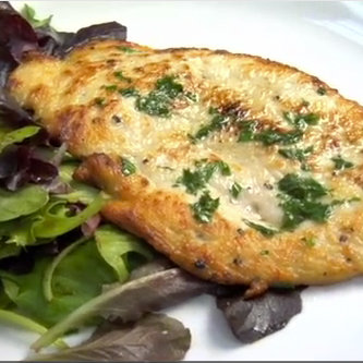 Chicken Paillard with Ponzu Dressing Chicken Paillard with Ponzu Dressing