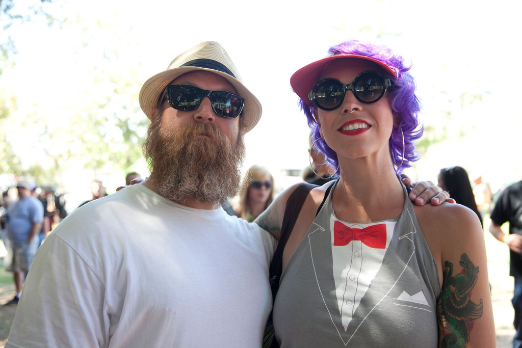 Festivalgoers showed off their flair at The Hootenanny 2012 in Orange, CA.
Festivalgoers showed off their flair at The Hootenanny 2012 in Orange, CA.