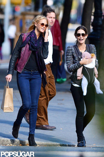 Lily Aldridge and Erin Heatherton Enjoy a Day With Baby Dixie in NYC Lily Aldridge and Erin Heatherton Enjoy a Day With Baby Dixie in NYC