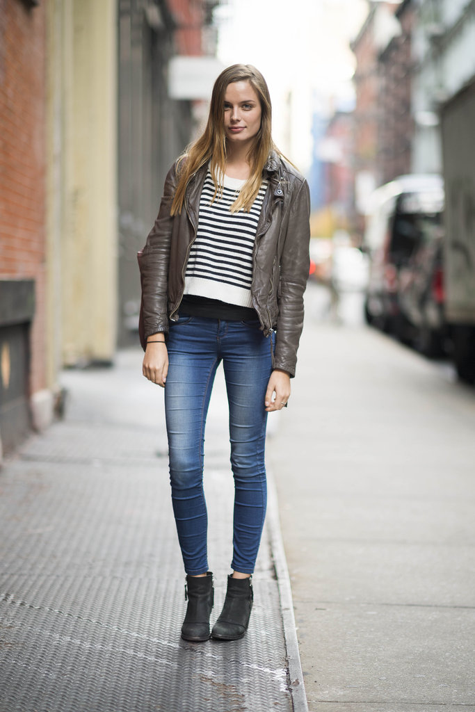 Stripes and leather made an effortlessly cool combo in this everyday look — ankle booties were the perfect finishing touch.
Source: Adam Katz Sinding
Stripes and leather made an effortlessly cool combo in this everyday look — ankle booties were the perfect finishing touch.
Source: Adam Katz Sinding