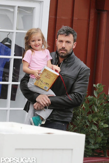 Seraphina Affleck smiled during a breakfast run with dad Ben Affleck in LA. Seraphina Affleck smiled during a breakfast run with dad Ben Affleck in LA.
