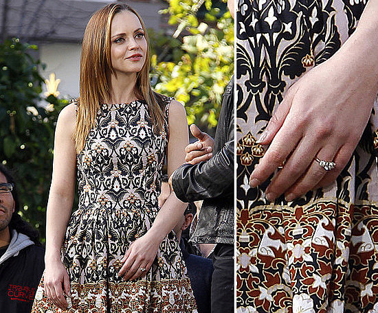 Christina Ricci confirmed her engagement to James Heerdegen in January 2013.
Christina Ricci confirmed her engagement to James Heerdegen in January 2013.
