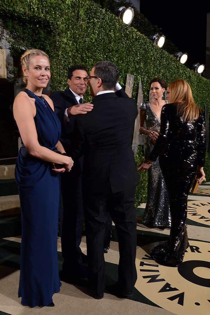 Chelsea Handler arrived at the Vanity Fair Oscar party on Sunday night.
Chelsea Handler arrived at the Vanity Fair Oscar party on Sunday night.