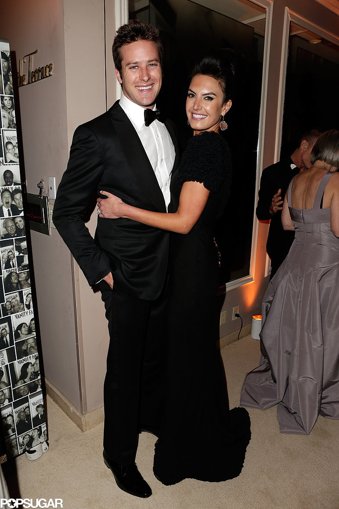 Armie Hammer and Elizabeth Chambers posed inside Vanity Fair's Oscar afterparty.
Armie Hammer and Elizabeth Chambers posed inside Vanity Fair's Oscar afterparty.
