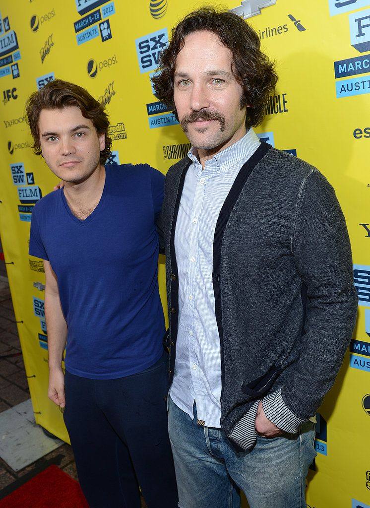 Emile Hirsch and Paul Rudd posed together at the Prince Avalanche screening at SXSW.
Emile Hirsch and Paul Rudd posed together at the Prince Avalanche screening at SXSW.