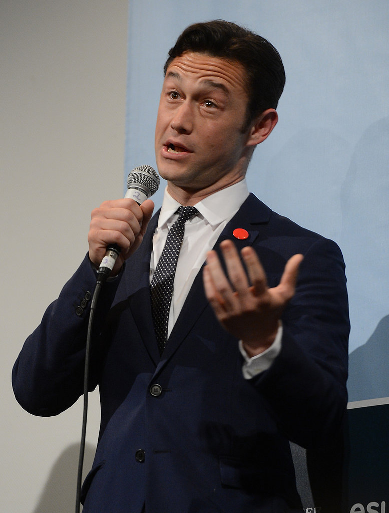 Joseph Gordon-Levitt spoke at the Don Jon Q&A session at SXSW.
Joseph Gordon-Levitt spoke at the Don Jon Q&A session at SXSW.