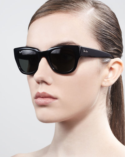 womens black ray ban sunglasses