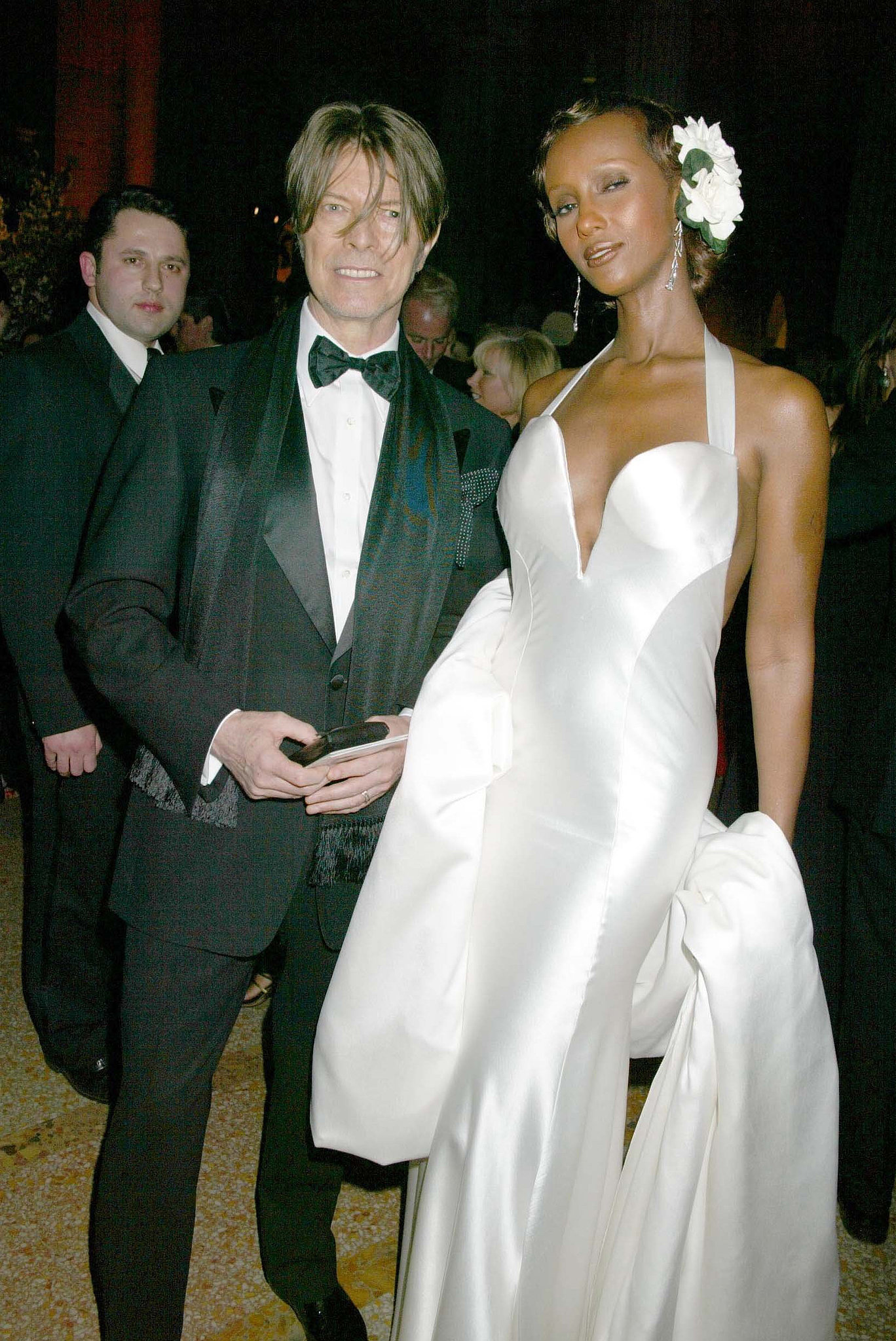 David Bowie and Iman in 2003 Red Carpet Rewind Met Gala Love POPSUGAR Love & Sex