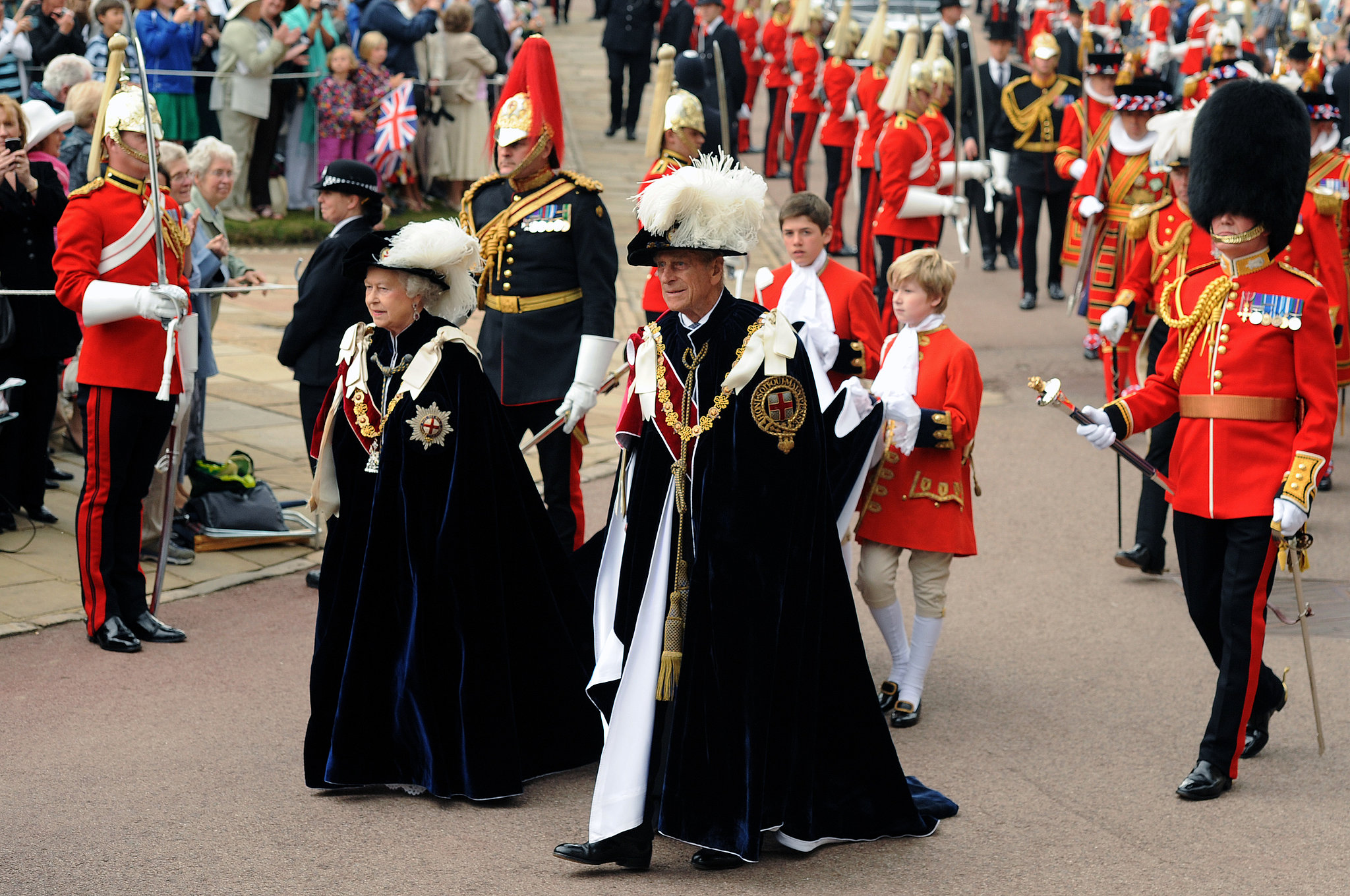 The royal couple attended the Order of the Garter Ceremony at Windsor