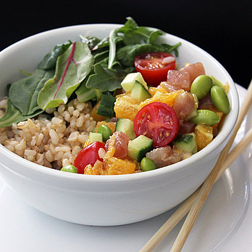 Brown Rice Albacore Chirashi Bowl