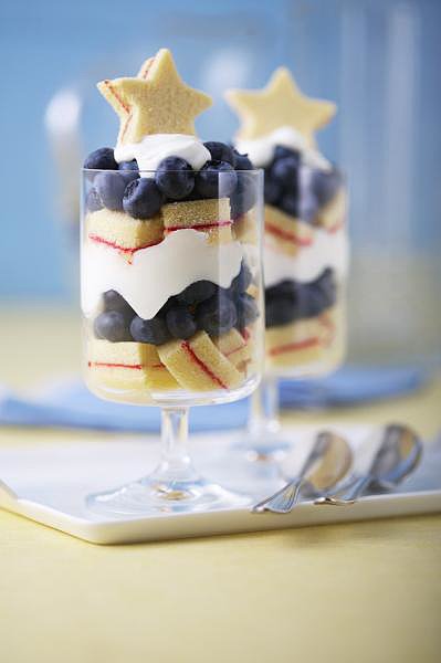 Star-Spangled Blueberry Parfaits Star-Spangled Blueberry Parfaits
