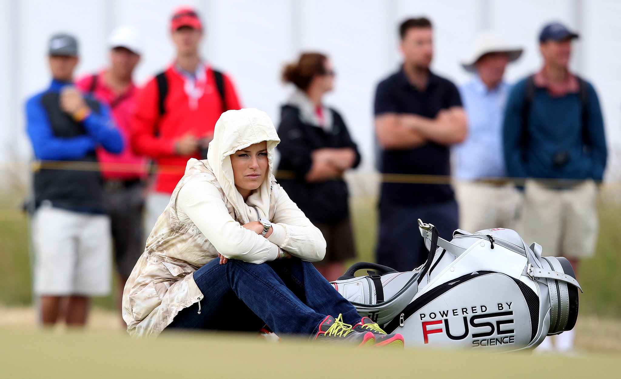 Olympic skier Lindsey Vonn attended a practice round for the 142nd