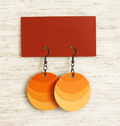 Paint Chip Earrings Paint Chip Earrings