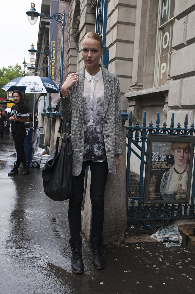 Tomboy style with a jolt of florals.
Tomboy style with a jolt of florals.