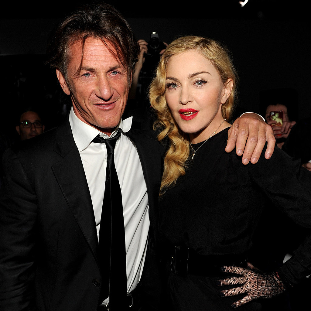 Madonna and Sean Penn Reunite at a Party 2013 POPSUGAR Celebrity