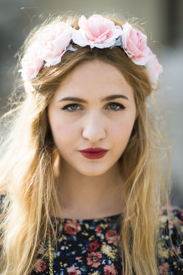 Elisa Baudoin's flower crown and moody lipstick combination is simply gorgeous.
Source: Le 21ème | Adam Katz Sinding Elisa Baudoin's flower crown and moody lipstick combination is simply gorgeous.
Source: Le 21ème | Adam Katz Sinding