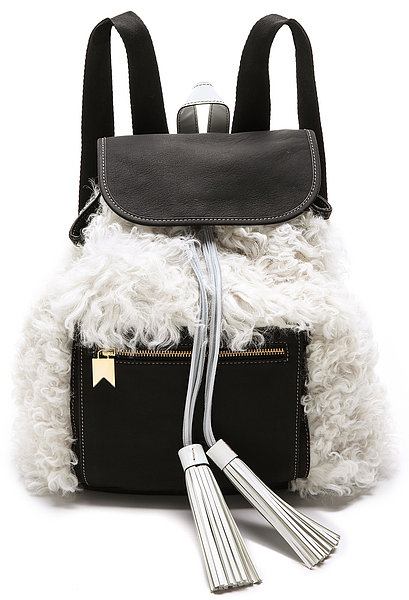 Meredith Wendell Shearling Backstroke Backpack ($995)
