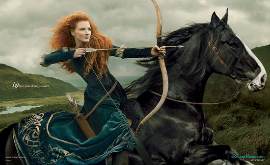 Jessica Chastain, Taylor Swift, and More Celebrities Become Disney Princesses Jessica Chastain, Taylor Swift, and More Celebrities Become Disney Princesses
