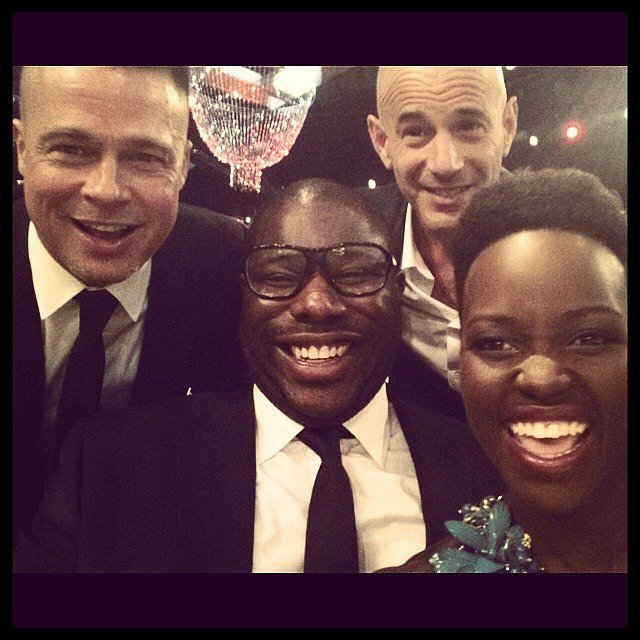 She Took a Selfie With Brad Pitt She Took a Selfie With Brad Pitt