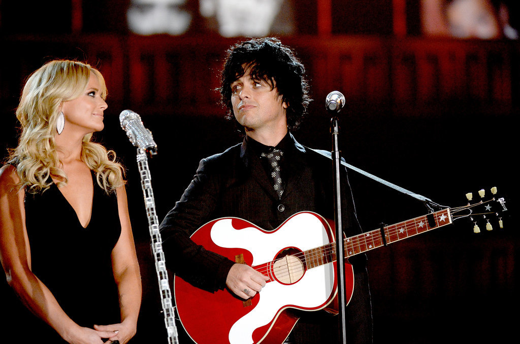 Billie Joe Armstrong and Miranda Lambert performed together.
Billie Joe Armstrong and Miranda Lambert performed together.