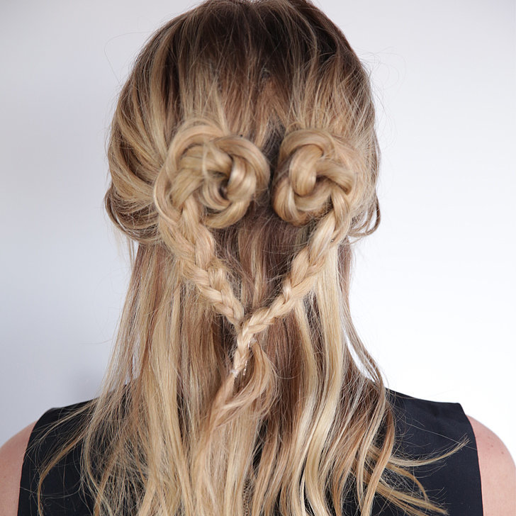 HeartShaped Braid Tutorial Video POPSUGAR Beauty