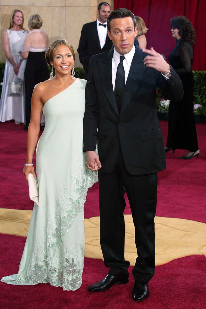 Ben Affleck and Jennifer Lopez walked the red carpet hand in hand at the 2003 show, but the couple called it quits a year later.
Ben Affleck and Jennifer Lopez walked the red carpet hand in hand at the 2003 show, but the couple called it quits a year later.