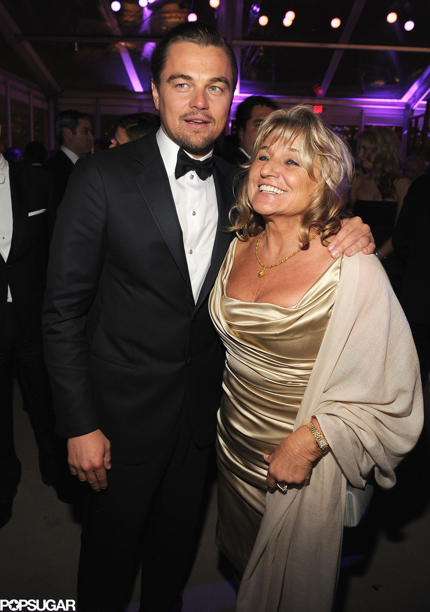 Leonardo Dicaprio Partied With His Mom Irmelin Indenbirken The Only Vanity Fair Party 