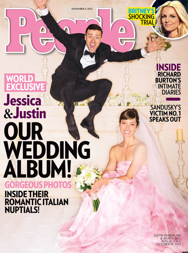 And when he literally jumped for joy postwedding. And when he literally jumped for joy postwedding.