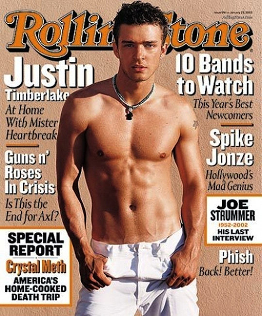 And when this shirtless Rolling Stone cover happened, too. And when this shirtless Rolling Stone cover happened, too.