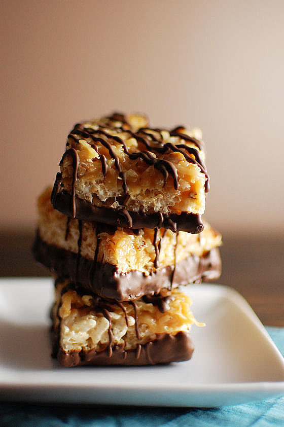 Samoa Rice Krispies Treats | Thin Mint Brownies, Plus 7 More Girl Scout ...