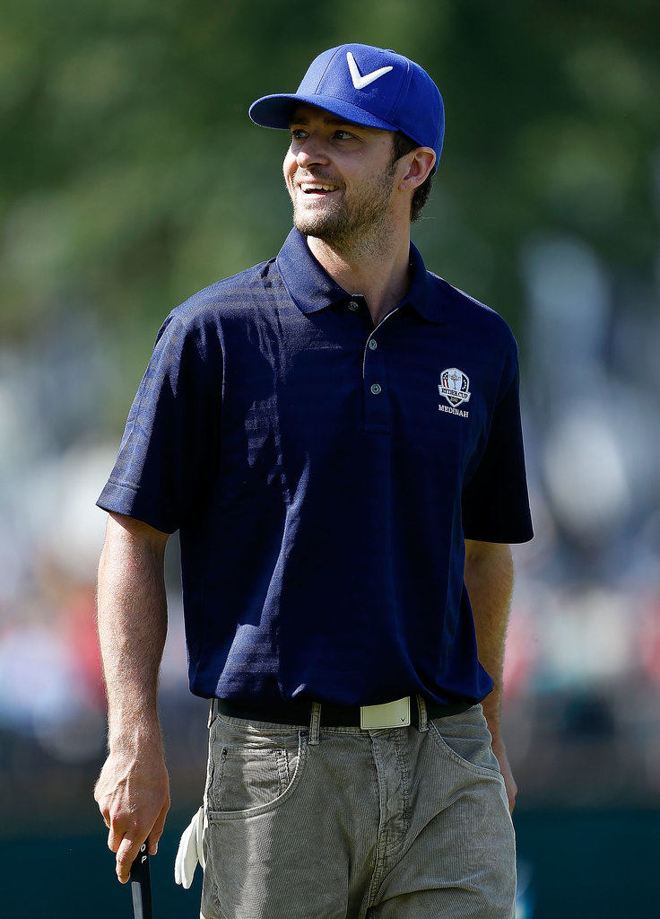 And when he got all real-life sporty on the golf course. And when he got all real-life sporty on the golf course.
