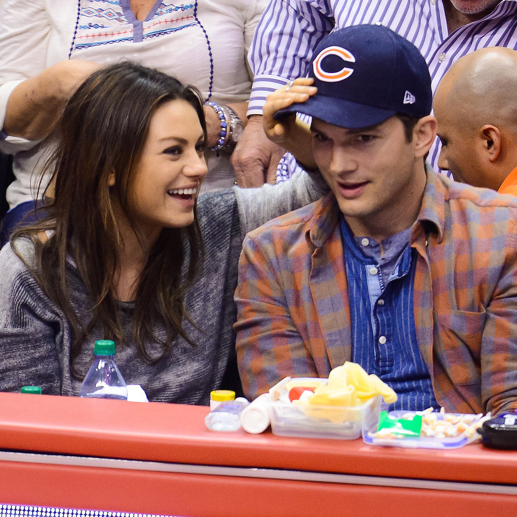 Ashton Kutcher And Mila Kunis Kiss Pictures S Video Popsugar Celebrity 6084