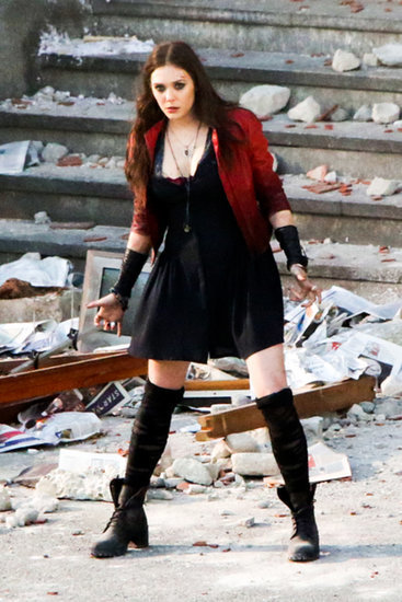 Avengers Alert! Get the First Look at Elizabeth Olsen and Aaron Taylor-Johnson Avengers Alert! Get the First Look at Elizabeth Olsen and Aaron Taylor-Johnson